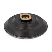M14 Vente en gros Disque diamanté à tranchants bombés brasé sous vide de 4 pouces (100 mm) avec support en caoutchouc pour le meulage du granit, du marbre et de la pierre technique