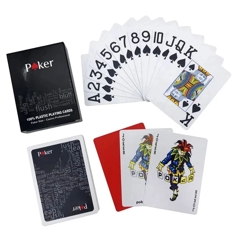 Plastic Poker Card Adults Entertainment Board Game Waterproof Polish Playing Cards