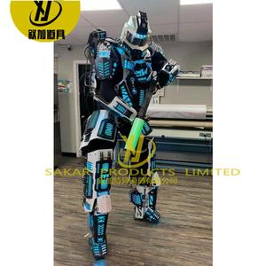 Hot Lights Led Dance Costumes the Predator Stage Performance Costume Dj Luminous Led Lights Trajes para Bar Show Dj Party - Product Image 2