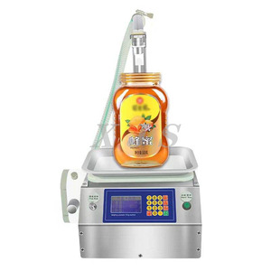 Machine <span class=keywords><strong>de</strong></span> remplissage semi-automatique CSY-A7 pour liquides à haute viscosité (miel, tahini, pâte <span class=keywords><strong>de</strong></span> tomate et solutions d'emballage <span class=keywords><strong>de</strong></span> détergent) - Product Image 2