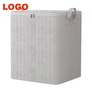 Tidy Up Bedroom Moisture Proof Storage Bags Large Capacity Hot Sale Moving Luggage Zipper Style Storage Box With Logo And Color