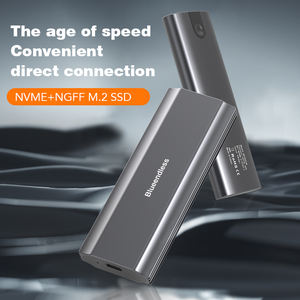 10Gbps通用串行总线3.1 Gen2 <span class=keywords><strong>M</strong></span>.<span class=keywords><strong>2</strong></span> NVME NGFF固态硬盘转换器机箱双协议M2 NVME/SATA固态硬盘机箱，适用于2230 2242 2260 2280固态硬盘 - Product Image 2