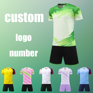 Poliéster Adultos Número personalizado Hombres Chándales Camisetas de fútbol Uniforme de fútbol Ropa deportiva Entrenamiento - Product Image 2