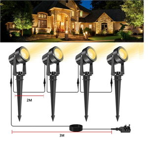 Lampe solaire de <span class=keywords><strong>jardin</strong></span> en ABS LED 4W, projecteur solaire haute luminosité, lumière décorative rotative pour <span class=keywords><strong>jardin</strong></span> et cour - Product Image 2