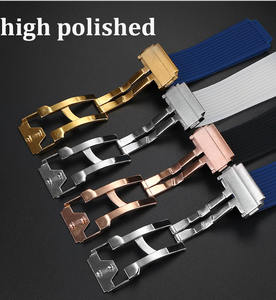 Bracelet de montre en silicone surélevé 27x17mm accessoires de montre à bande enfichable bracelet à bouche convexe pour la série <span class=keywords><strong>Hublo</strong></span> Big-Bang - Product Image 5