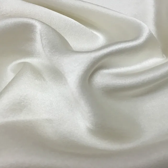 11216 100% seta Habotai Seta Naturale di Colore Bianco