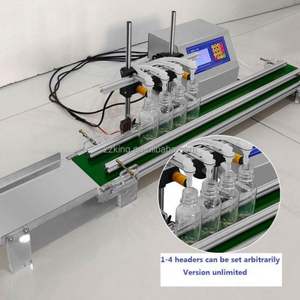 Machine de remplissage semi-automatique de bureau à 4 têtes pour bouteilles en plastique et en verre, liquides et huiles, avec convoyeur, pour boissons et jus - Product Image 5