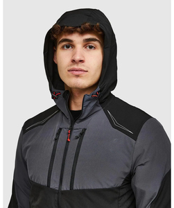 Sweat à capuche de fitness pour hommes avec logo personnalisé Sweats à capuche de gym à manches longues à séchage rapide fabriqués en usine par OEM - Product Image 6