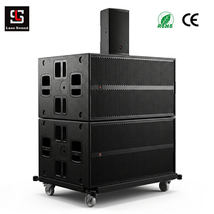 Subwoofer actif double 18 pouces Active 9006 avec DSP FIR allemand 6000W, enceinte de scène audio professionnelle amplifiée pour concerts Lasesound - Product Image 4