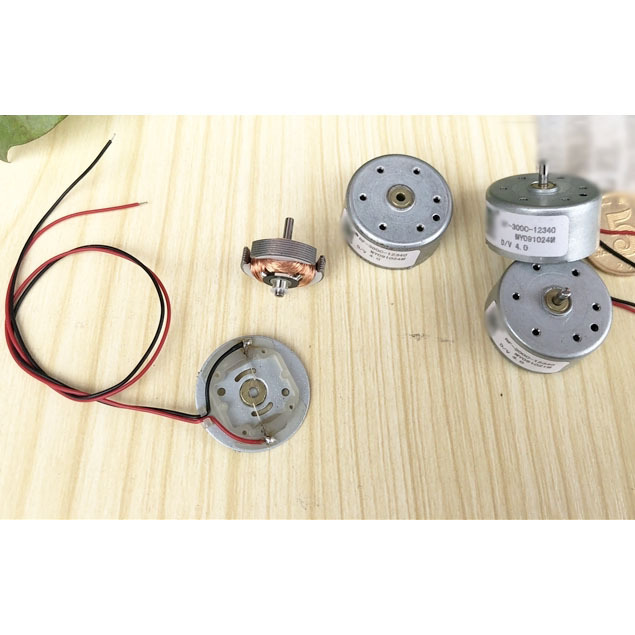 New RF-300C-12350 DC micromotor 1.5V 3V 6V long lead motor
