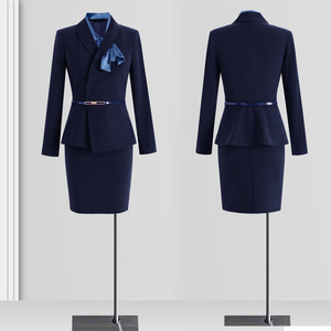 Ensembles de costumes professionnels de haute qualité <span class=keywords><strong>pour</strong></span> femmes, en velours, anti-froissement, <span class=keywords><strong>pour</strong></span> les occasions formelles d'hiver, mariages, ensembles à manches longues - Product Image 2