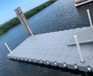 <strong>Plastic</strong> <strong>Floating</strong> <strong>Dock</strong> Safety <strong>Floating</strong> Cube <strong>Dock</strong> For Any Types Marina Boat Jet Ski - Product Image 1