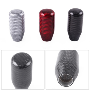 Carbon Fiber Gear <b>Shift</b> <b>Knob</b> SFN033 Black Silver Red Ergonomic Car Gear <b>Knob</b> - Product Image 5