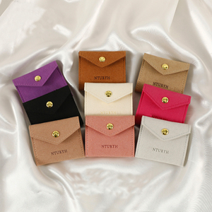 Sac de rangement portable personnalisé en microfibre multi-cinétique pour bijoux, conteneur de rangement en microfibre pour boucles d'oreilles et colliers, logo imprimable - Product Image 1