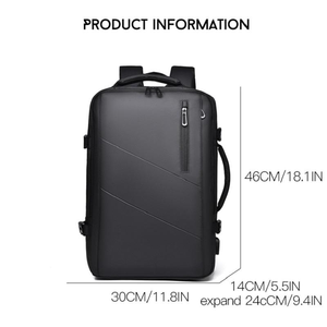 New Wholesale Expandable Custom Oxford Waterproof <strong>Backpack</strong> USB Eco-Friendly Large-Capacity Multifunctional Hiking Business - Product Image 2