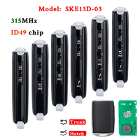 Porte-clés intelligent à distance 315MHz ID49 puce SKE13D-03 pour Mazda CX-5 CX-9 M 6 MX-5 Miata 2019-2022 TAYB-67-5DYB WAZSKE13D03