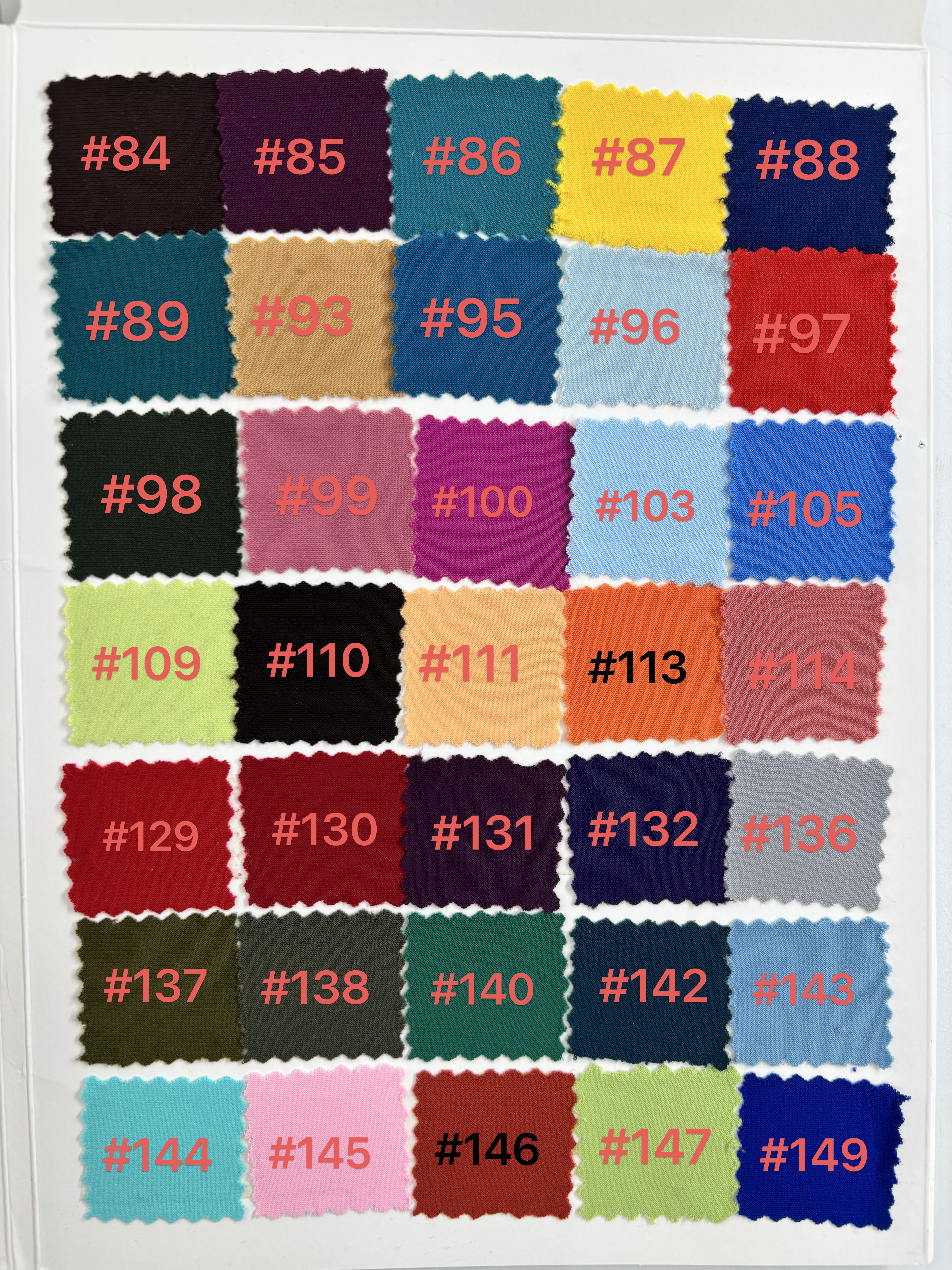 Mixed colors