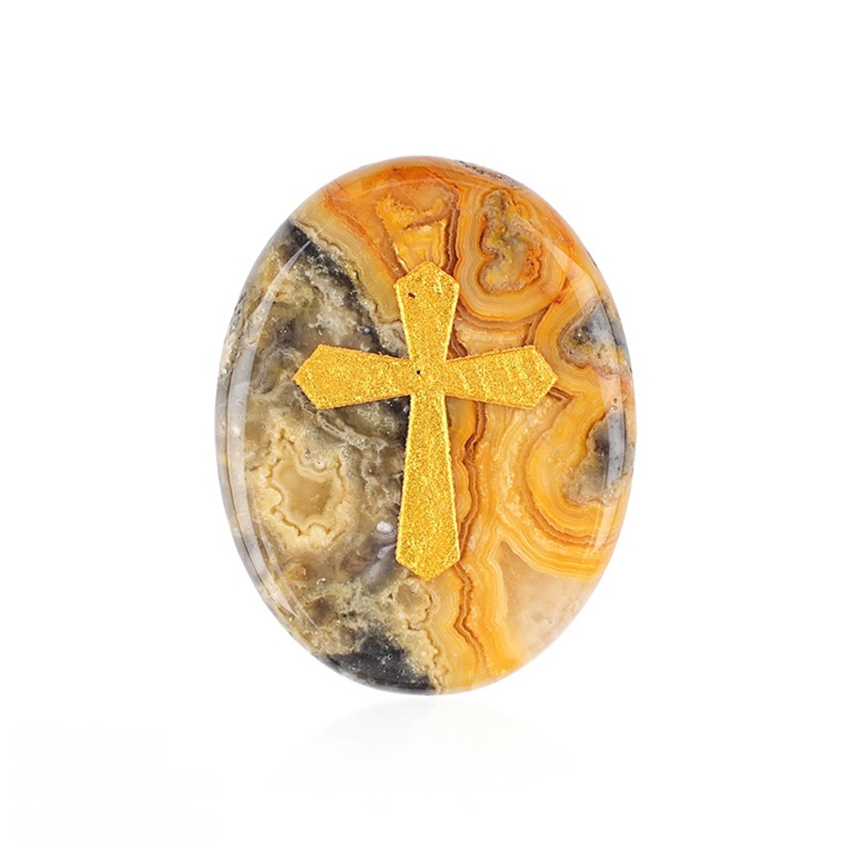Agate Jaune Folle