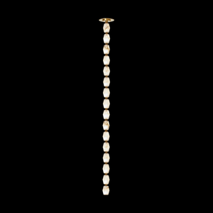 Moderno Simple Alabastro 8 Luz Colgante Collar Candelabro Hogar Interior Diseño Iluminación Latón Lineal Alabastro Colgante Luz - Product Image 6