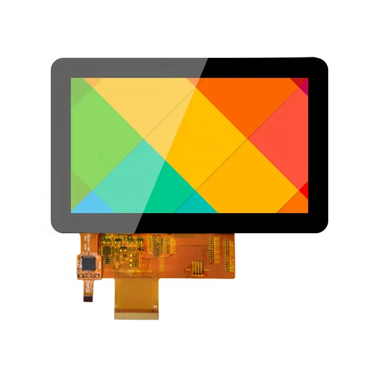 5-Zoll-Touch-Modul RGB 800*480 Wasserdichtes TFT-LCD-Display für Industrie zwecke