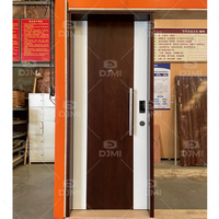 Porte intérieure en bois de qualité avec cadre, portes en bois personnalisées pour maison, chambre moderne, portes en bois