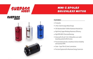 Combo ESC sin Escobillas Surpass Hobby Rocket <span class=keywords><strong>RC</strong></span> 1410 Mini 18A para Autos de Drift 1/24 1/28 Scx Kyosho Wltoys <span class=keywords><strong>K989</strong></span> Miniz MRZ DRZ - Product Image 4