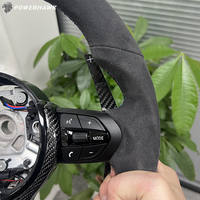 Volant personnalisé en fibre de carbone de style CS pour BMW F10 F15 F20 F22 F30 F32 F34 F36 F80 F87 F90 M2 M3 M4 E70 E90