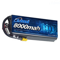 5000mah 5200mah 6000mah 6500mah 7000mah 7500mah 8000mah 9000mah baterai Lithium Ion pengisian daya 2 4s 3s baterai Lipo