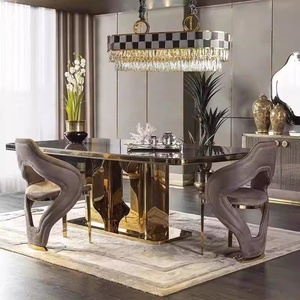 High end di lusso con schienale alto sedie beige sedia singola sedia <span class=keywords><strong>da</strong></span> pranzo artistica villa <span class=keywords><strong>soggiorno</strong></span> sala <span class=keywords><strong>da</strong></span> pranzo <span class=keywords><strong>mobili</strong></span> - Product Image 4