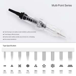 Jarum tato alis profesional jarum kartrid sekrup Makeup permanen sekali pakai - Product Image 5