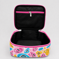 Trousse de Toilette en Nylon Personnalisable avec Logo, Sac Cosmétique avec Poignée et Fermeture Éclair pour Voyage et Salle de Bain, Fournisseur d'Usine Personnalisée
