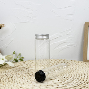 หลอดทดลองแก้วใสขนาดพิเศษ 5 มล.-180 มล. พร้อมฝาเกลียวโลหะสำหรับบรรจุภัณฑ์เครื่องสำอาง - Product Image 4