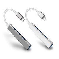 5Gbps OTG USB 3.0 Type C Usb Dock Hub 4 ports 3.0 Hubs Adaptateur USB pour Macbook Pro Air Mi Station d'accueil multifonction pour ordinateur portable