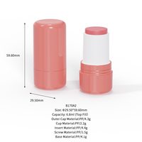 Choebe benutzer definierte Mini oben und unten hinten füllen Lippenstift Lippenstift Behälter Verpackung
