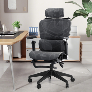Silla <span class=keywords><strong>de</strong></span> Oficina Ergonómica Giratoria y Ajustable <span class=keywords><strong>de</strong></span> Lujo con Reposabrazos 9D y Reposapiés, Venta al Por Mayor Directo <span class=keywords><strong>de</strong></span> Fábrica - Product Image 3