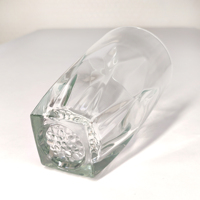 Tasses promotionnelles en verre borosilicate transparent coloré de haute qualité, gobelets de sublimation en cristal, capacité 301-400 ml, réutilisables
