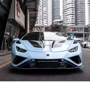 Livraison rapide de haute qualité prix de vente entier Kits de carrosserie de lèvre de pare-chocs avant en Fiber de carbone sèche Style EVO pour <span class=keywords><strong>Lamborghini</strong></span> Huracan LP610 - Product Image 3