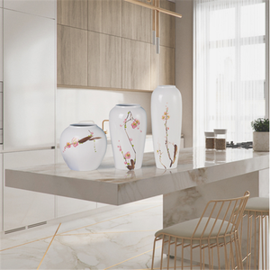 Vases de table en céramique et porcelaine de style chinois moderne, colorés et luxueux, pour la décoration intérieure, design classique – Offre spéciale - Product Image 6