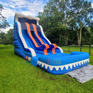 Tobogán Inflable de Grado Comercial para Niños, Parque Infantil al Aire Libre, Toboganes de Agua Grandes, Castillos Inflables, Tobogán Acuático - Product Image 6
