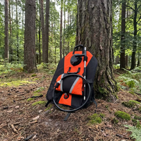 Sac à dos portable de lutte contre les incendies de 20 L avec portée de pulvérisation de 8 m et débit de 100-120 ml pour le sauvetage en cas d'incendie forestier