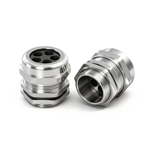 Prensaestopas de Acero Inoxidable Multicore IP68 Métrico Tipo PG NPT M16 M20 M25 5 orificios 4 orificios 3 orificios 2 orificios - Product Image 3