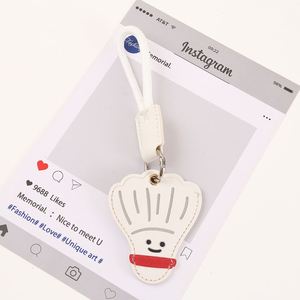Fashionable Pu Leather Braided Tennis Designs Ideal <b>Bag</b> <b>Charm</b> Cute Baseball Keychain for Gifts - Product Image 2