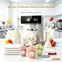 Machine à glace à particules moléculaires facile à nettoyer, sans obstruction, machine à glace commerciale pour les stands de nourriture de rue, les cafés et les entreprises