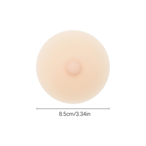 Cache-tétons en silicone réutilisables, imperméables, pour femmes, couleurs chair, décoratifs, sexy et adorables, en stock - Product Image 5