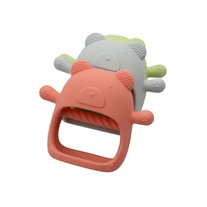Jouets de dentition en silicone pour bébés de 0 à 6 mois, jouets à mâcher et à hochet, jouets de dentition à porter au poignet pour les besoins de succion - Product Image 1
