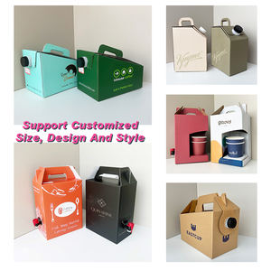 Boîte à café en <span class=keywords><strong>carton</strong></span> Kraft pour boissons à emporter avec tasse Conteneurs à café isolés jetables <span class=keywords><strong>Distributeur</strong></span> <span class=keywords><strong>de</strong></span> boîtes à café 96oz 3l - Product Image 6