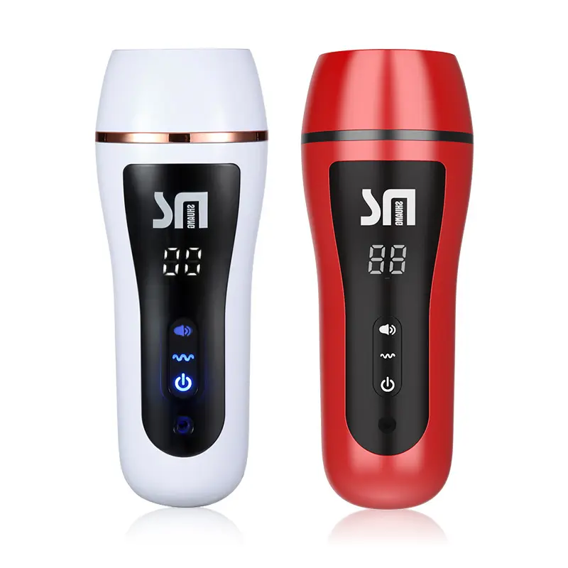 Intelligent vibration vocal digital masturbator male masturbation cup electric heating adult supplies sex toys for men