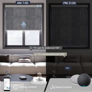 Tirai Dapur Bermotor untuk Jendela - Kontrol Jarak Jauh Tahan Air & Mudah Dibersihkan Insulasi Termal Roller Shades - Product Image 4