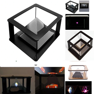 Affichage holographique 3D vitrine miroir magique photomaton <span class=keywords><strong>hologramme</strong></span> images graphiques air suspendu réalité virtuelle - Product Image 6