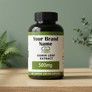 OEM ODM Extrait de feuille de goyave 500mg Capsules végétales Complément alimentaire à base de plantes Antioxydant 150 unités - Product Image 3